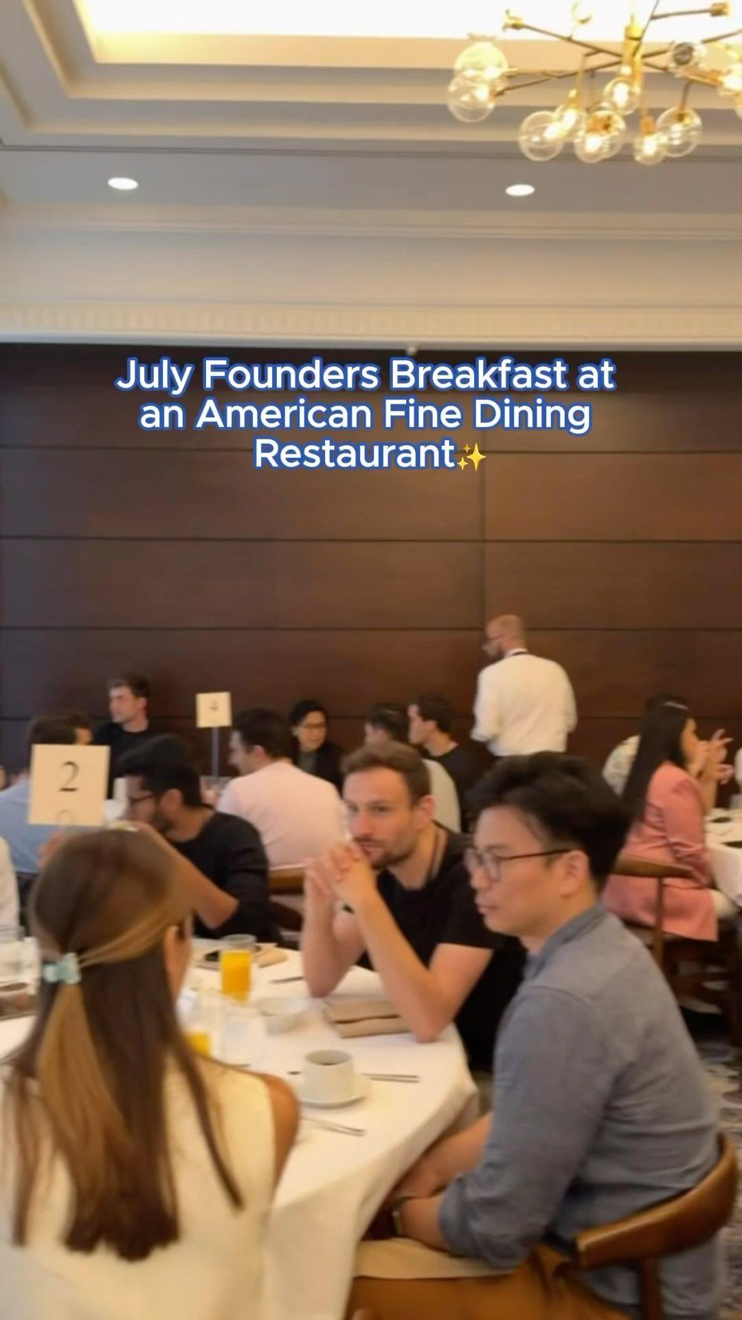 July private founders breakfast at @oceananyc, catch us at the next one!
#privateevent #breakfast #founders #nyc